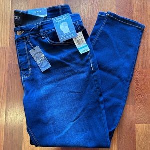 NEW Curve Appeal Comfort Jeans Sz 16 16/33 Midnight Blue $78